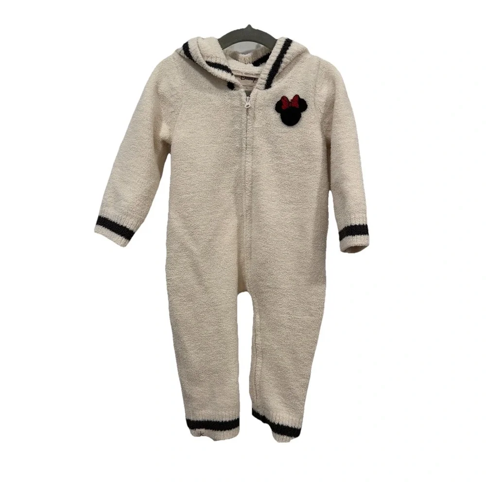 Kids Barefoot‎ Dreams CozyChic Classic Disney Infant Minnie Playsuit 6-12 Months